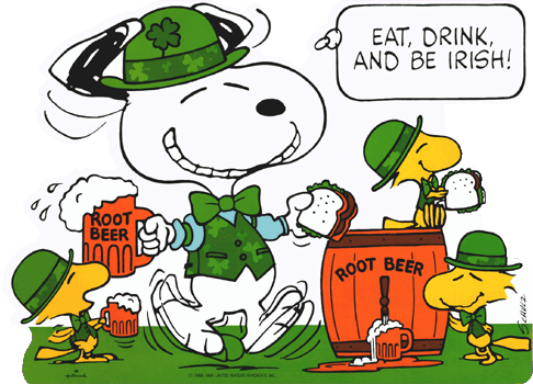 Snoopy St. Patrick's Day Wall Decor - Irish Heart
